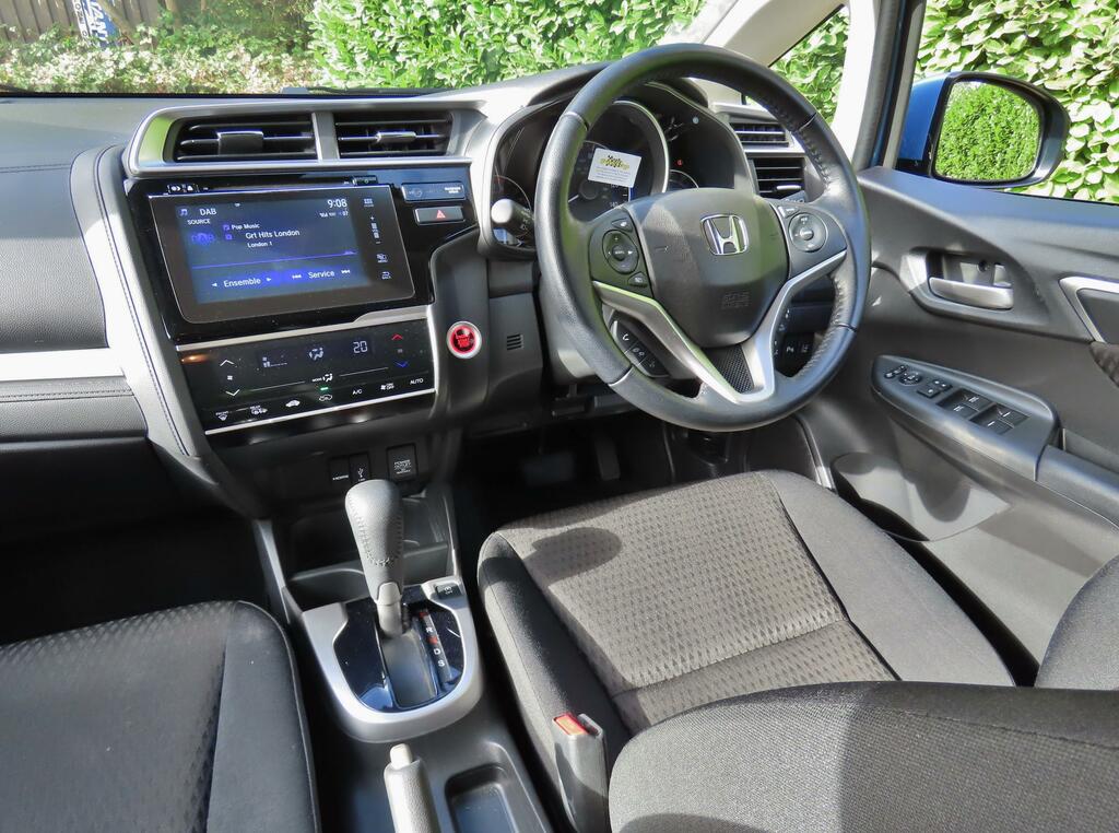 Honda Jazz 1.3 I-vtec Ex Hatchback Cvt Euro 6 Ss Blue #3