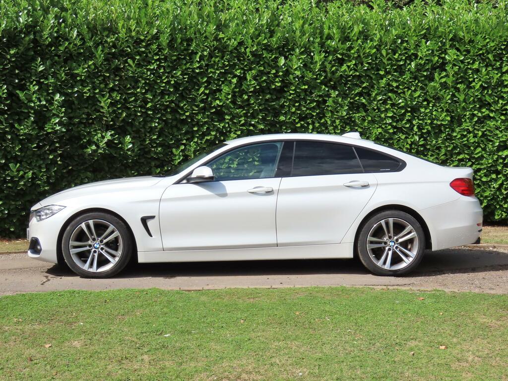 BMW 4 Series Gran Coupe 2.0 420D Sport Hatchback Euro 6 S White #4