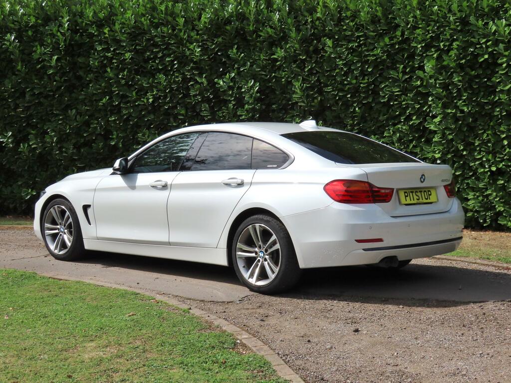 BMW 4 Series Gran Coupe 2.0 420D Sport Hatchback Euro 6 S White #5