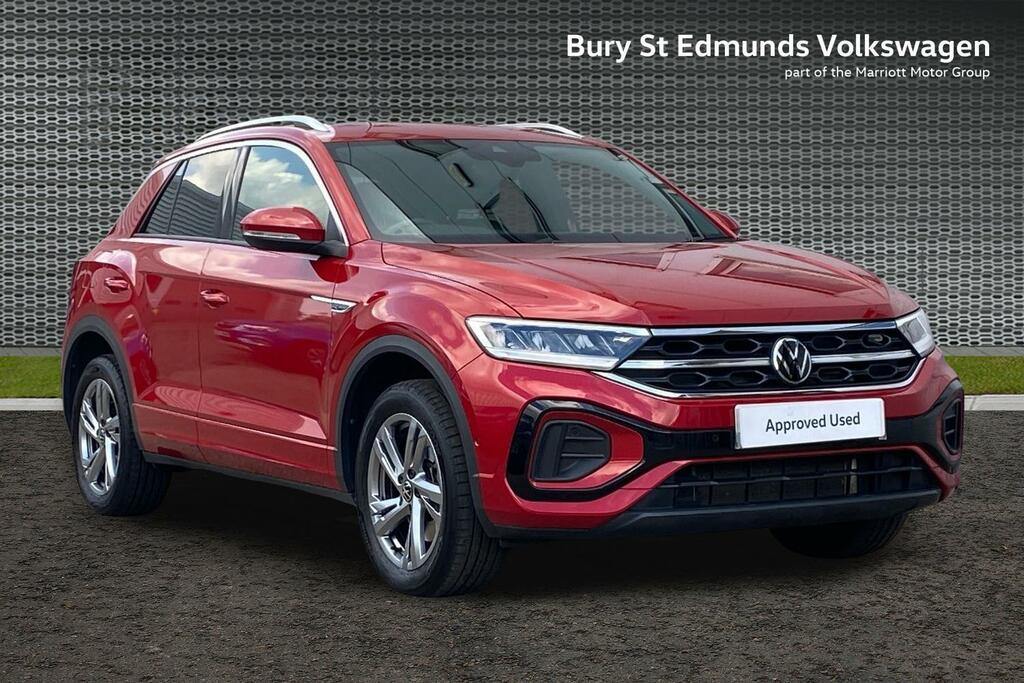 Volkswagen T-Roc 2.0 Tsi R-line Suv Dsg 4Motion Euro 6 Red