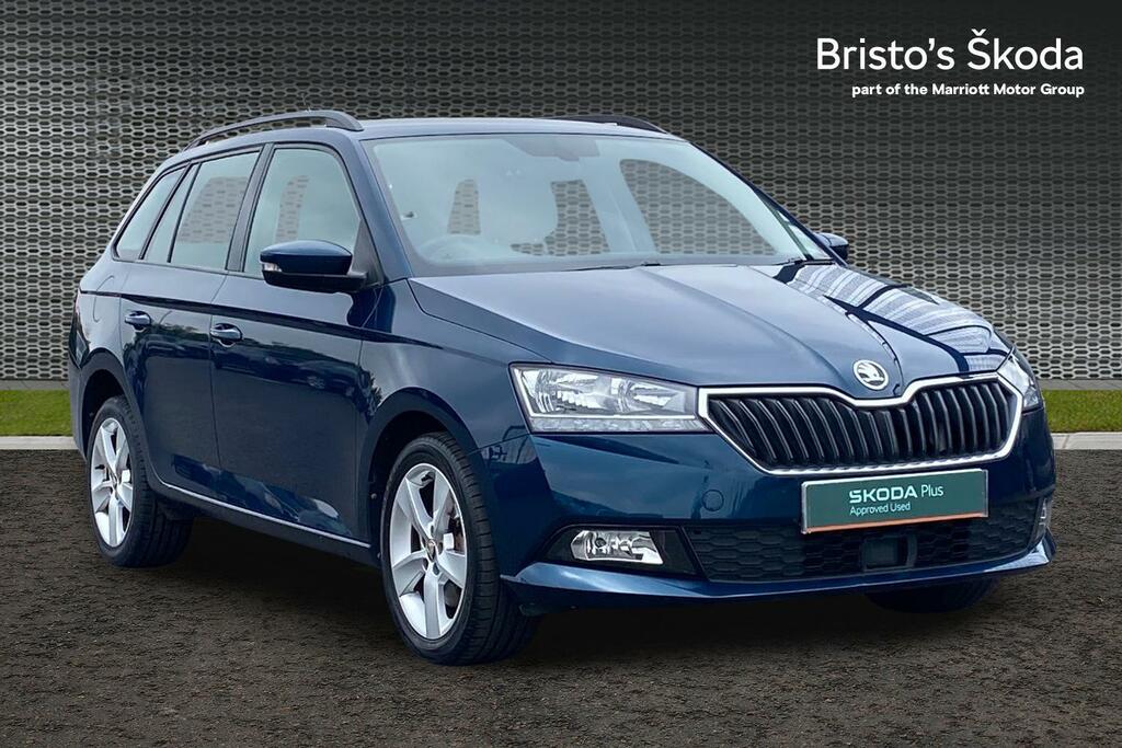 Skoda Fabia 1.0 Tsi Se L Estate Dsg Euro 6 Ss 9 Blue