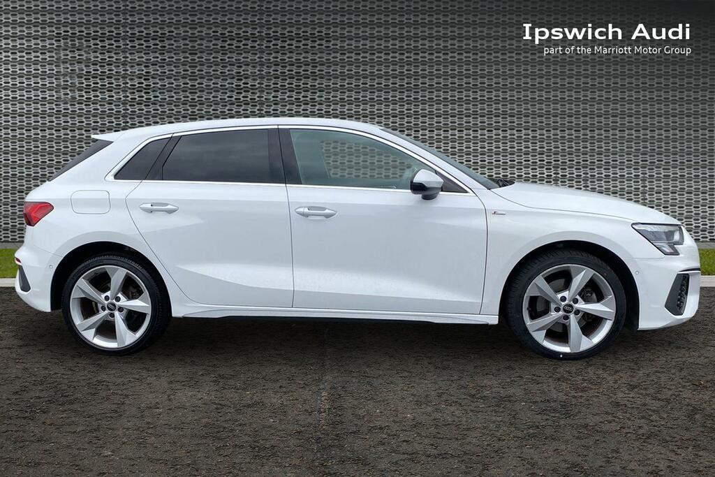 Audi A3 1.4 Tfsie 40 S Line Sportback Plug-in H White #4