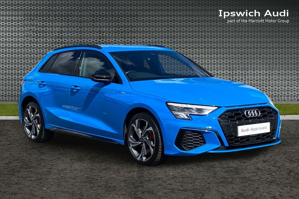 Audi A3 1.4 Tfsie 45 S Line Competition Sportback Petr Blue
