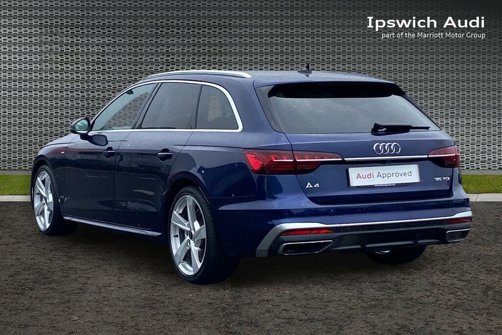 Audi A4 Avant 2.0 Tdi 35 S Line Estate S Tronic Euro Blue #3