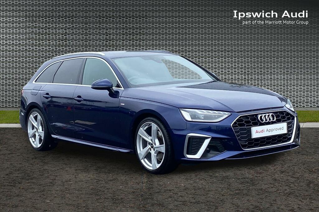 Audi A4 Avant 2.0 Tdi 35 S Line Estate S Tronic Euro Blue