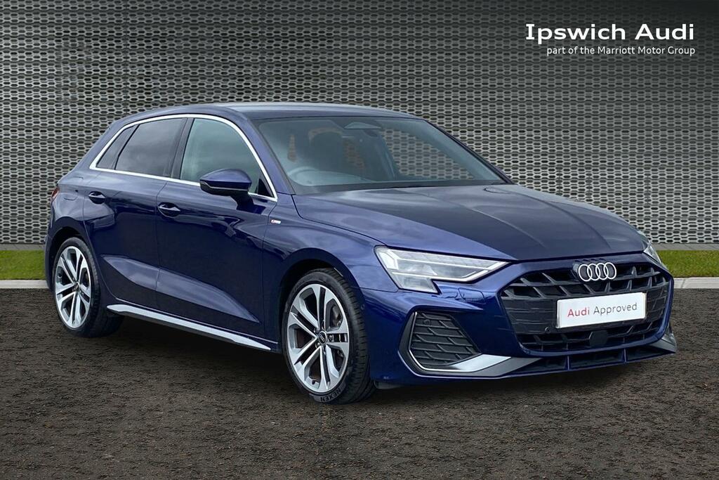 Audi A3 1.5 Tfsi S Line Sportback S Tronic Euro Blue