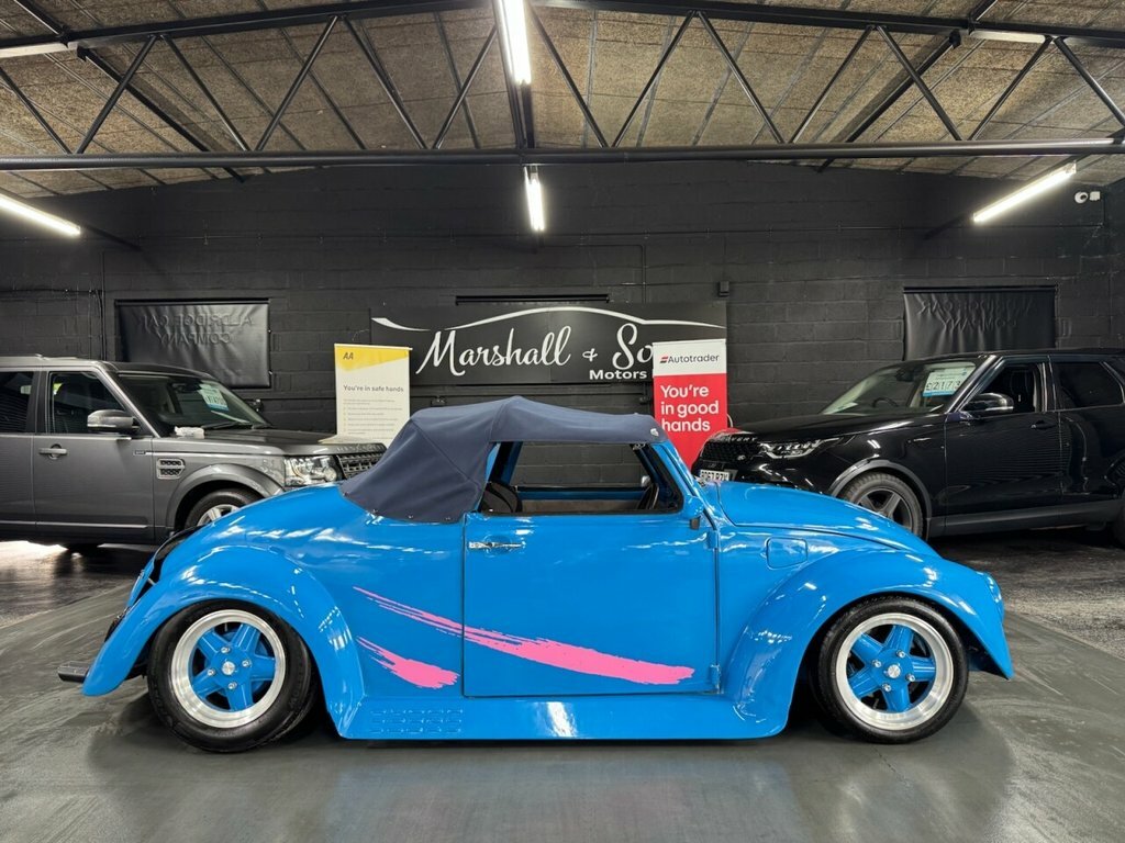 Volkswagen Beetle Convertible Blue #3