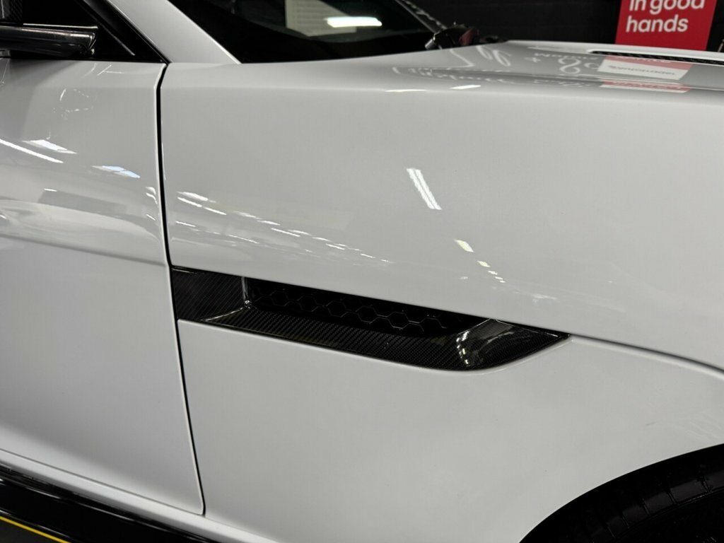 Jaguar F-Type Convertible White #4