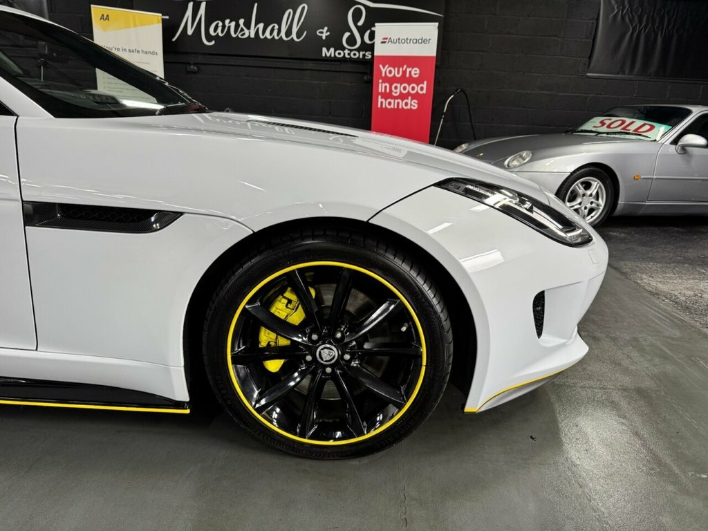 Jaguar F-Type Convertible White #3