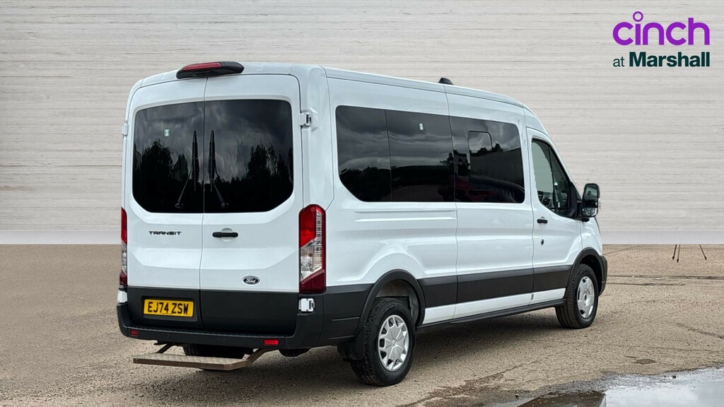 Ford Transit Custom Transit 2.0 Ecoblue 165Ps H2 14 Seater Trend EJ74ZSW White #3