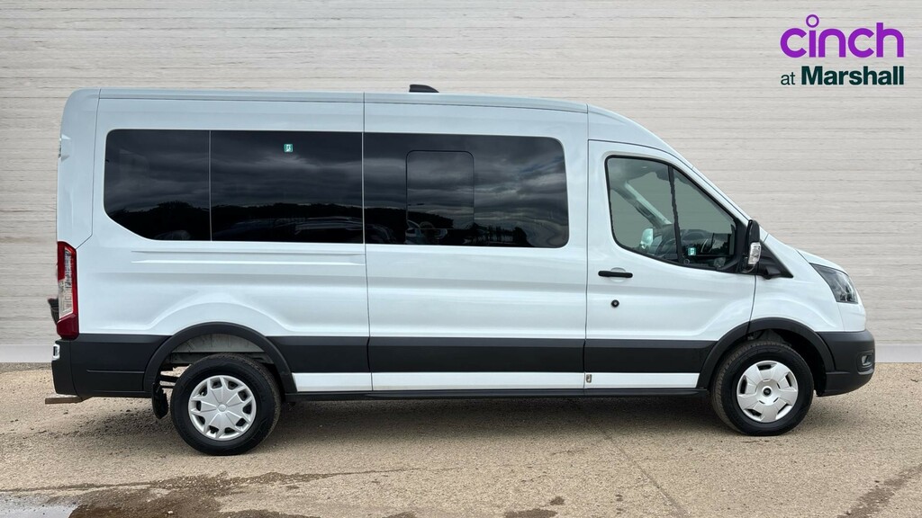 Ford Transit Custom Transit 2.0 Ecoblue 165Ps H2 14 Seater Trend EJ74ZSW White #2