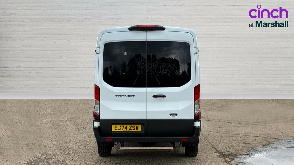 Ford Transit Custom Transit 2.0 Ecoblue 165Ps H2 14 Seater Trend EJ74ZSW White #4