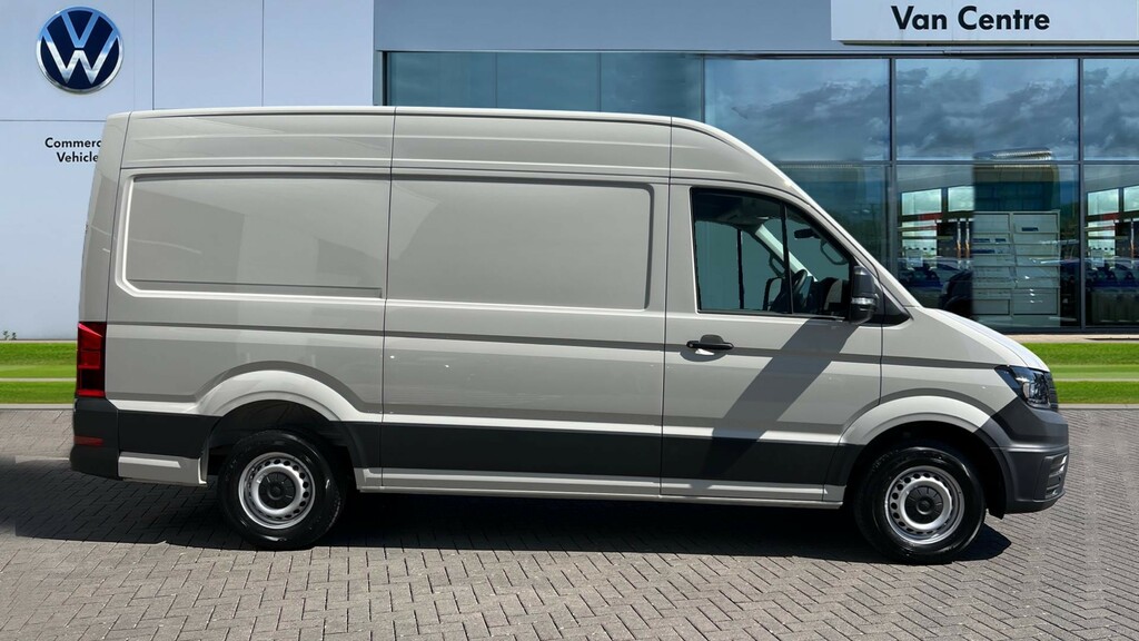 Volkswagen Crafter Cr35 Panel Van Commerce Mwb 140 Ps 2.0 Tdi 8Sp Aut Grey #4