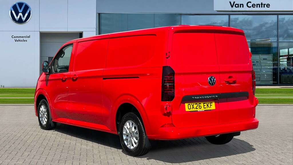 Volkswagen Transporter T28 Panel Van Commerce Pro Lwb 150 Ps 2.0 Tdi 6Sp Red #3