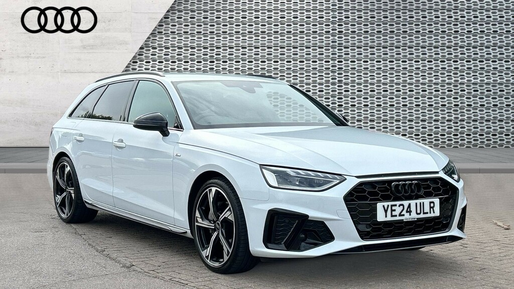 Audi A4 Avant A4 40 Tfsi 204 Black Edition S Tronic White