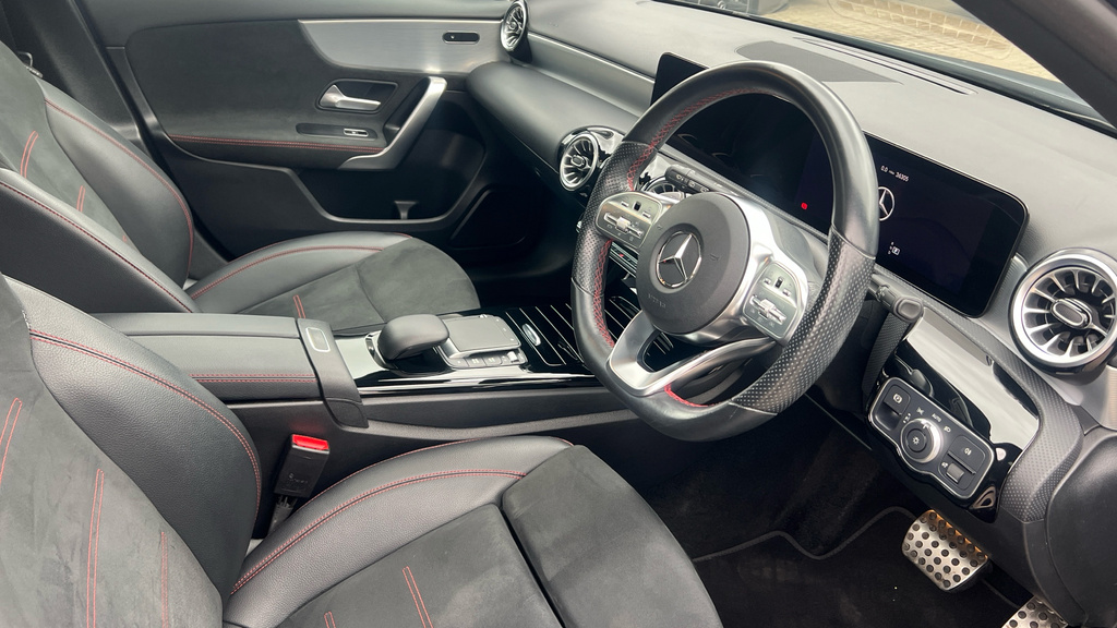 Mercedes-Benz A Class A Class A200 Amg Line Premium Plus Night Edition 5 HX72XYJ Blue #3