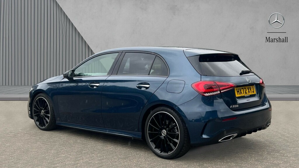 Mercedes-Benz A Class A Class A200 Amg Line Premium Plus Night Edition 5 HX72XYJ Blue #2