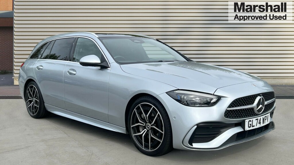 Mercedes-Benz C Class C Class C300d Amg Line Premium Plus 9G-tronic Silver