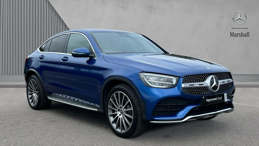 Mercedes-Benz GLC Class Glc Coupe Glc 220D 4Matic Amg Line Premium 9G- Blue