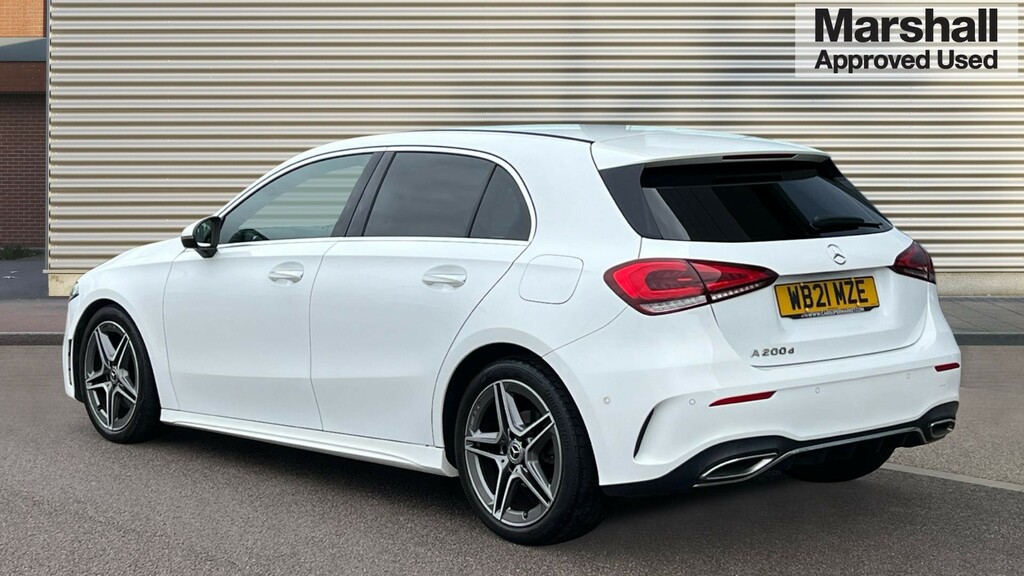 Mercedes-Benz A Class A Class A200d Amg Line Premium WB21MZE White #5
