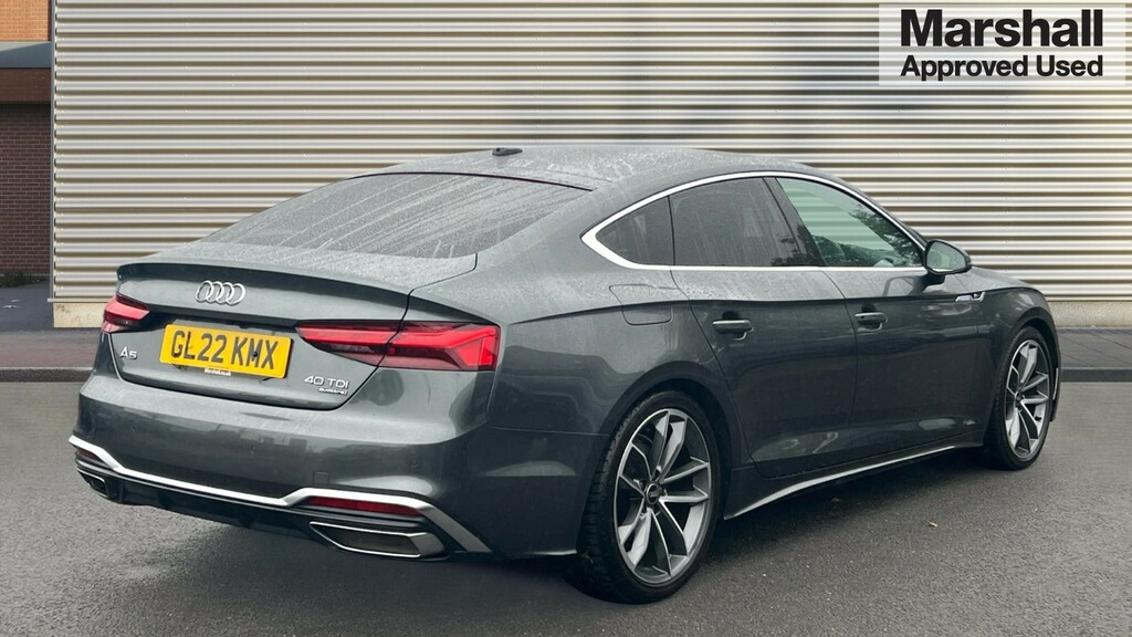 Audi A5 A5 40 Tdi 204 Quattro S Line S Tronic GL22KMX Grey #3
