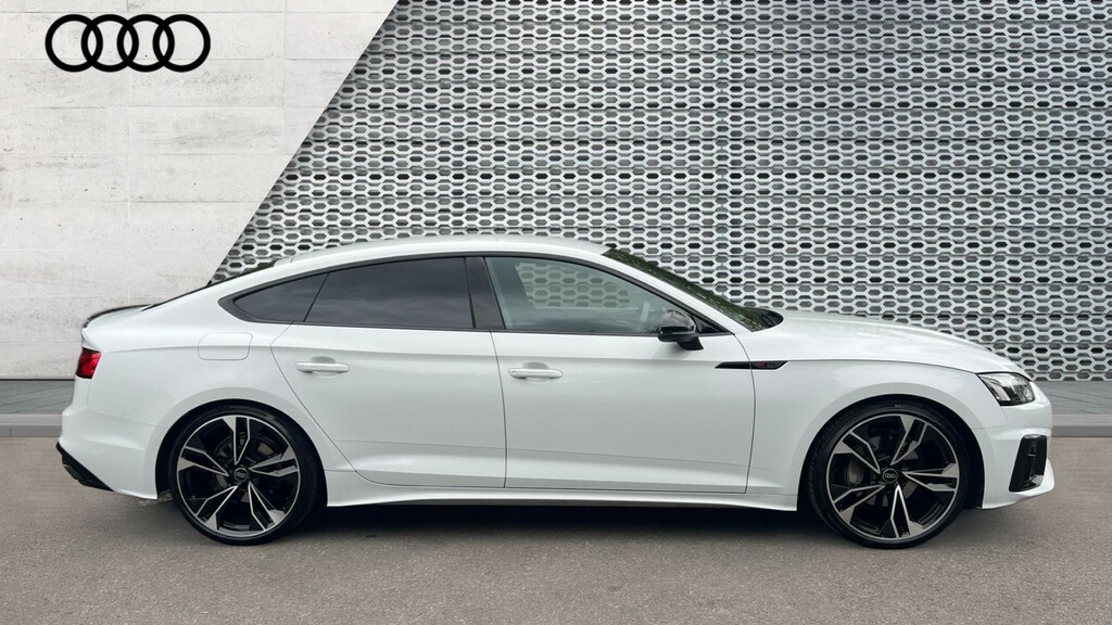 Audi A5 A5 40 Tfsi 204 Black Edition S Tronic WF23KGX White #4