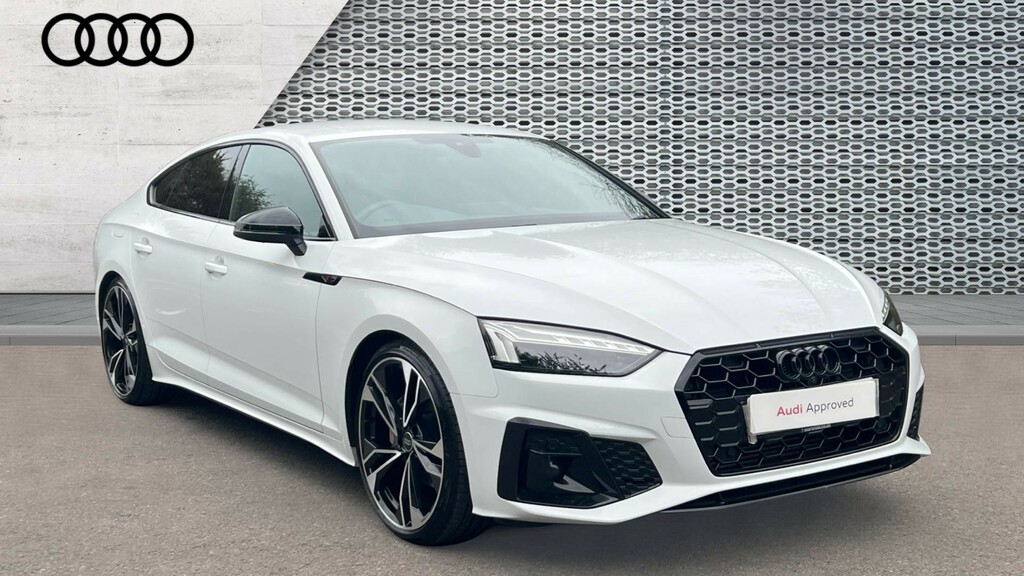 Audi A5 A5 40 Tfsi 204 Black Edition S Tronic White