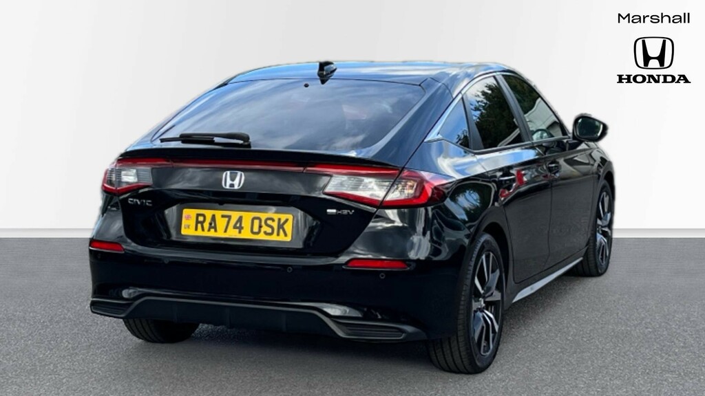 Honda Civic 2.0 Ehev Elegance Cvt White #12