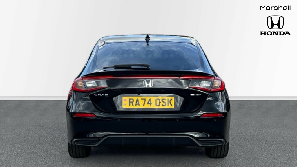 Honda Civic 2.0 Ehev Elegance Cvt White #7