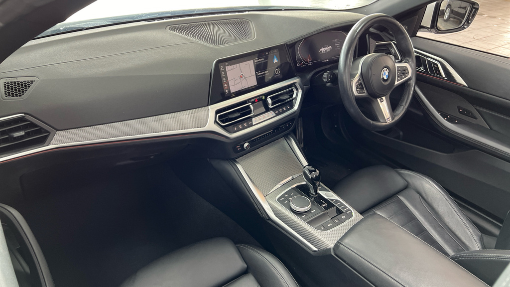 BMW 4 Series M440d Blue #7