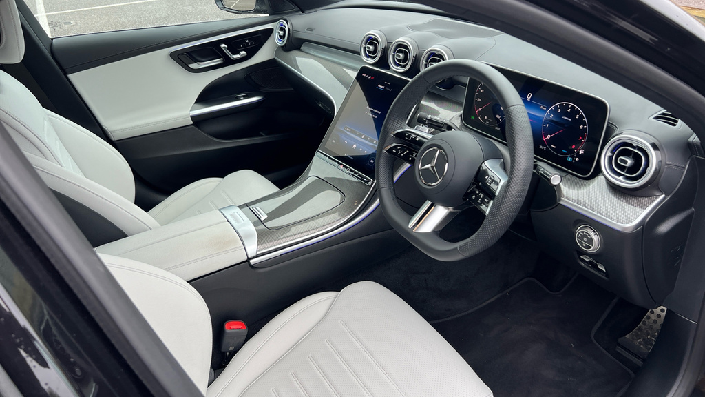 Mercedes-Benz C Class C Class C200 Amg Line 9G-tronic Black #3