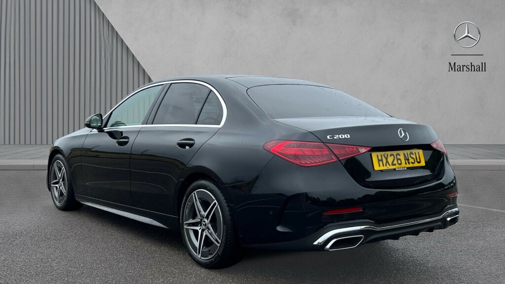 Mercedes-Benz C Class C Class C200 Amg Line 9G-tronic Black #2