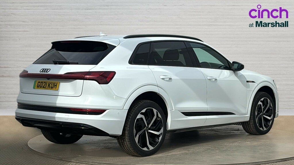 Audi E-tron E-tron 300Kw 55 Quattro 95Kwh Black Edition Au White #3