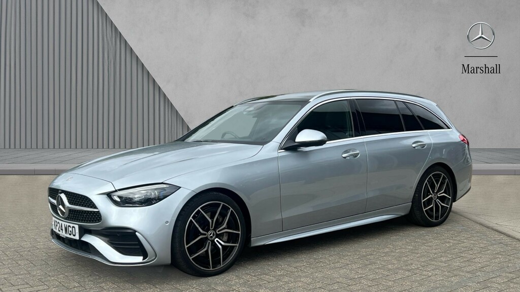 Mercedes-Benz C Class Amg Line Silver #8