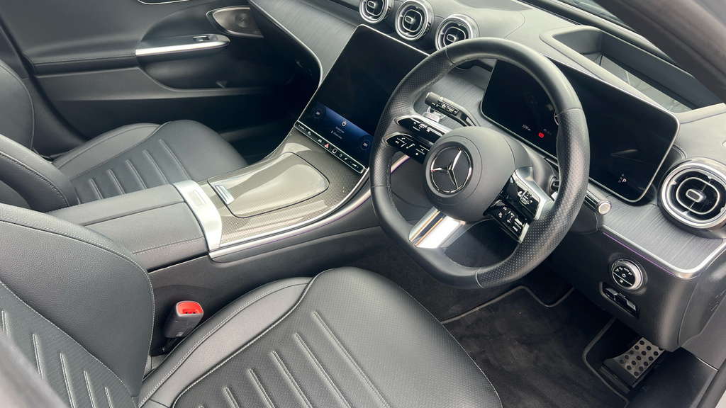Mercedes-Benz C Class Amg Line Silver #3
