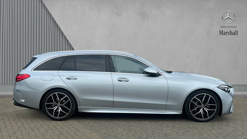 Mercedes-Benz C Class Amg Line Silver #4