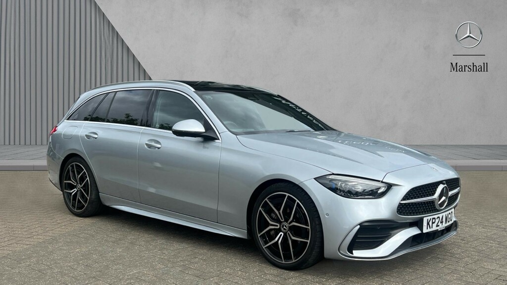Mercedes-Benz C Class Amg Line Silver #1