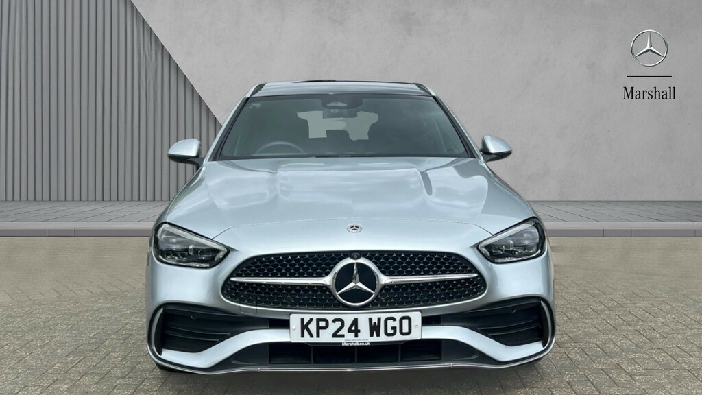 Mercedes-Benz C Class Amg Line Silver #6
