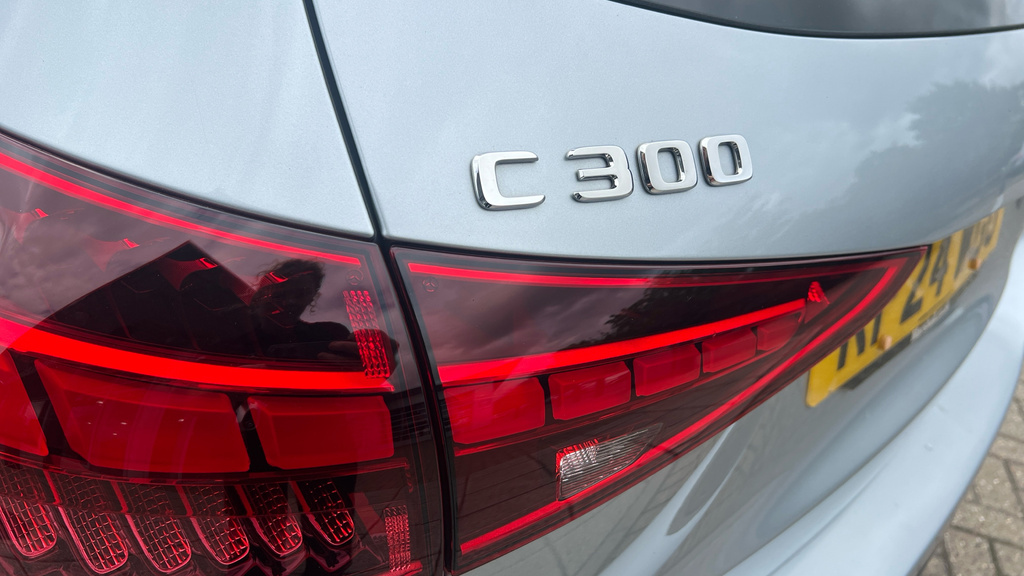 Mercedes-Benz C Class Amg Line Silver #20