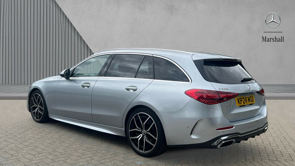 Mercedes-Benz C Class Amg Line Silver #2