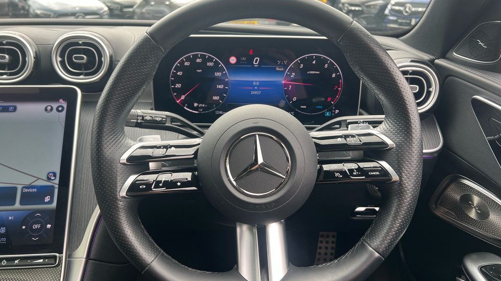 Mercedes-Benz C Class Amg Line Silver #11