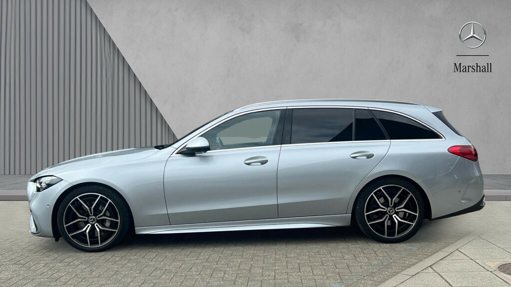Mercedes-Benz C Class Amg Line Silver #9