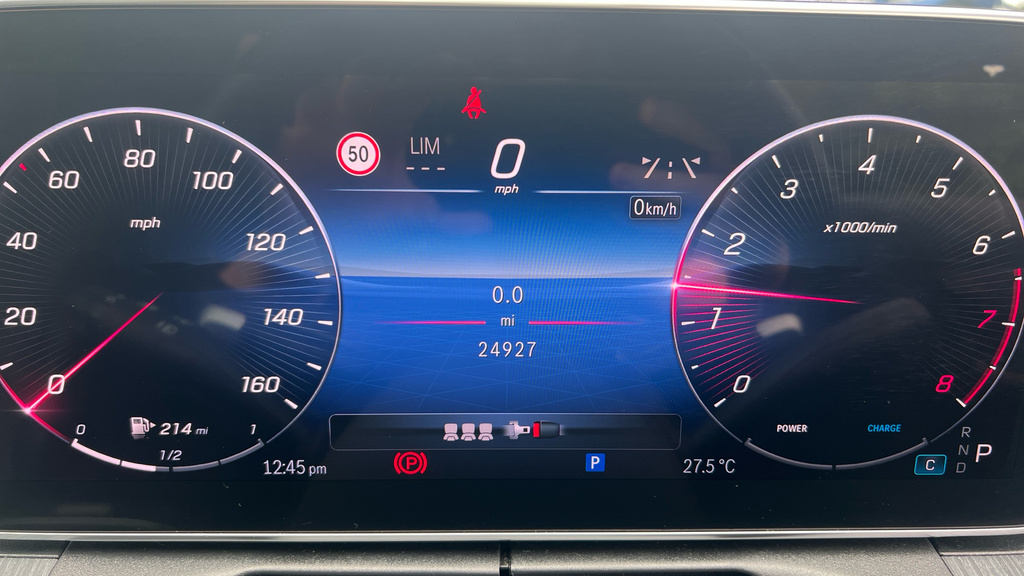 Mercedes-Benz C Class Amg Line Silver #15