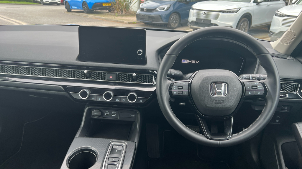 Honda Civic Civic 2.0 Ehev Elegance Cvt Grey #4