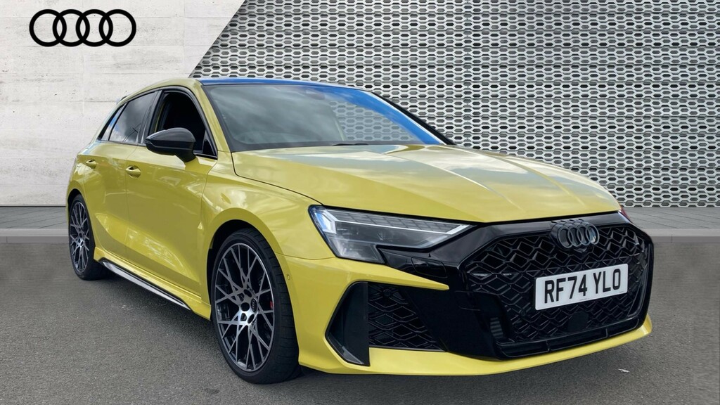 Audi RS3 Rs3 Rs 3 Tfsi Quattro Carbon Vorsprung S Troni Yellow