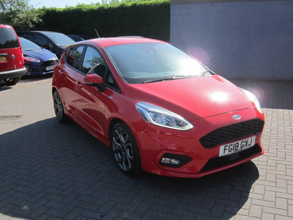 Ford Fiesta 1.0 Ecoboost St-line Red