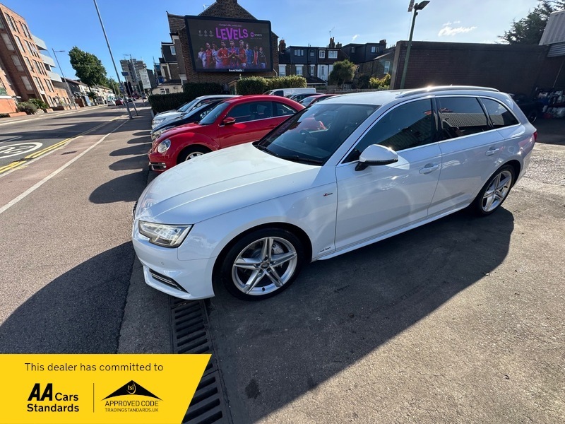 Audi A4 Avant Tdi S Line White #4