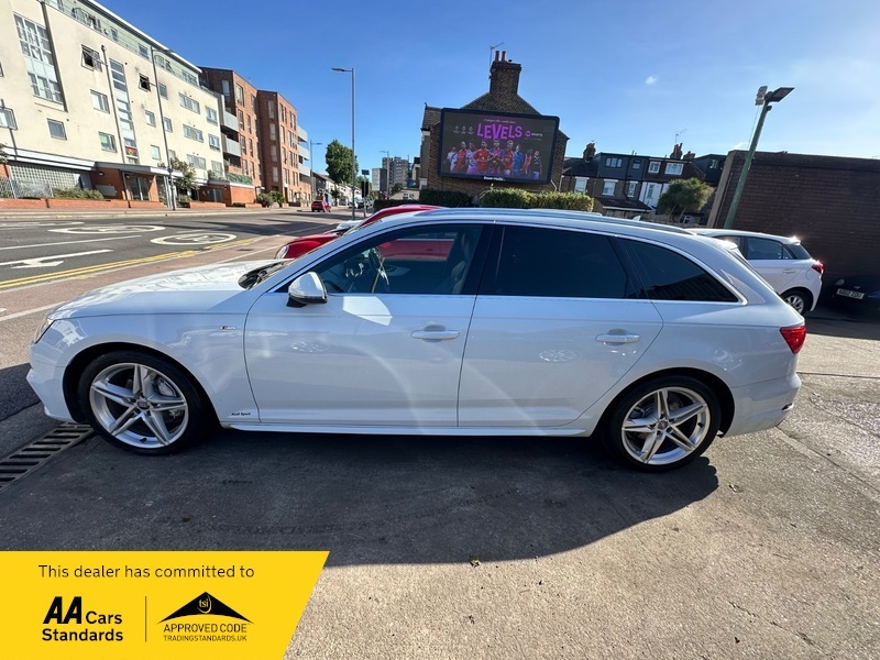 Audi A4 Avant Tdi S Line White #6