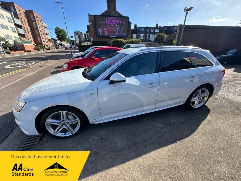 Audi A4 Avant Tdi S Line White #5