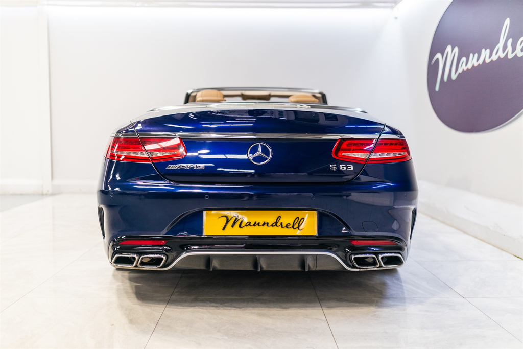 Mercedes-Benz S Class 5.5 V8 Amg S Cabriolet Spds Mct Euro 6 Blue #6